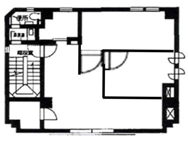 白山中央アネックスビル3F 間取り図