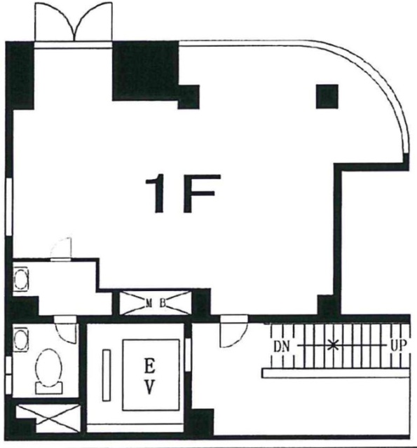 三崎町レインボービル1F 間取り図