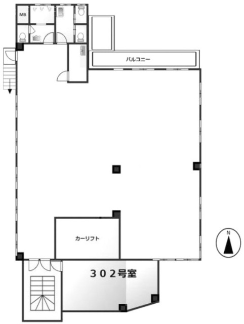 綜警練馬ビル301 間取り図