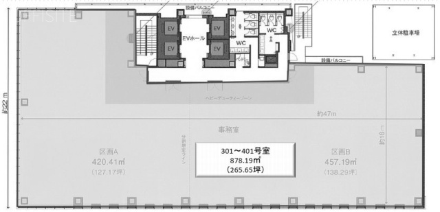 日本橋小網町スクエアビル4F 間取り図