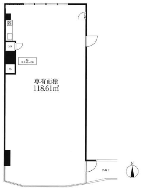 イースタンコーポ蒲田201 間取り図