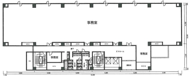 ハーバーワンビル2F 間取り図