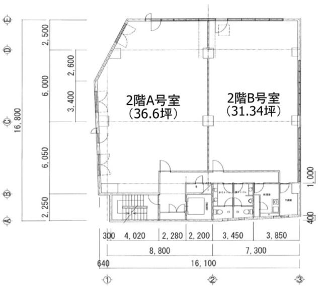 マニフィック南大井ビルA 間取り図