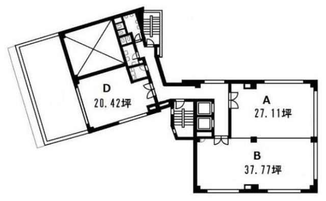 江澤ビルB 間取り図