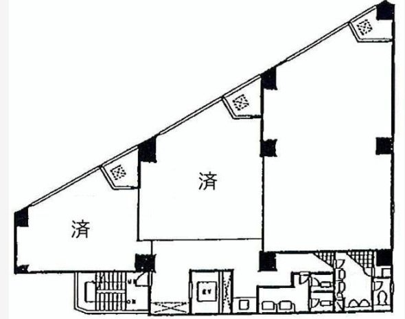 南池袋Mビル3F 間取り図