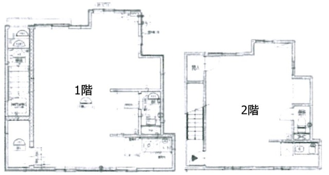 PIT千歳烏山1F~2F 間取り図