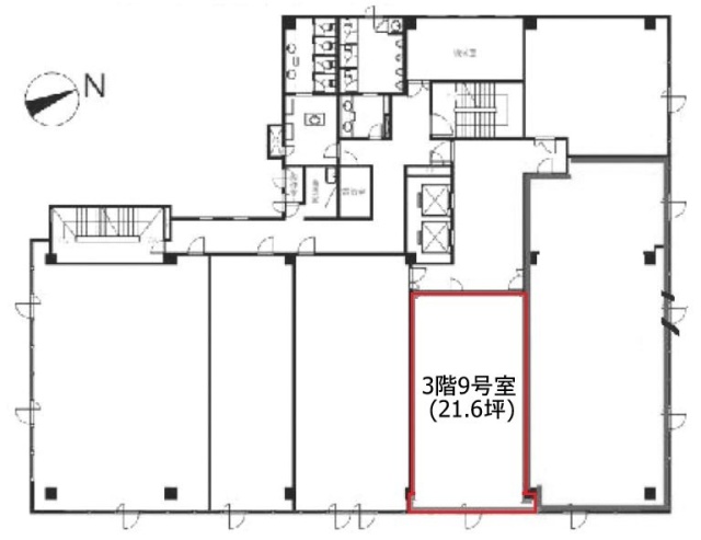 船橋本町プラザビル9 間取り図