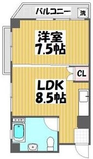 カーザ自由が丘ビル20A 間取り図