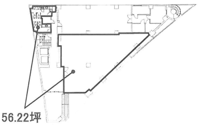 溜池山王ビル1F 間取り図