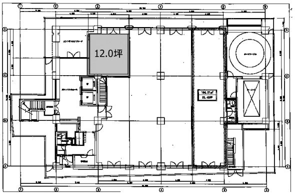 神田91ビル1F 間取り図