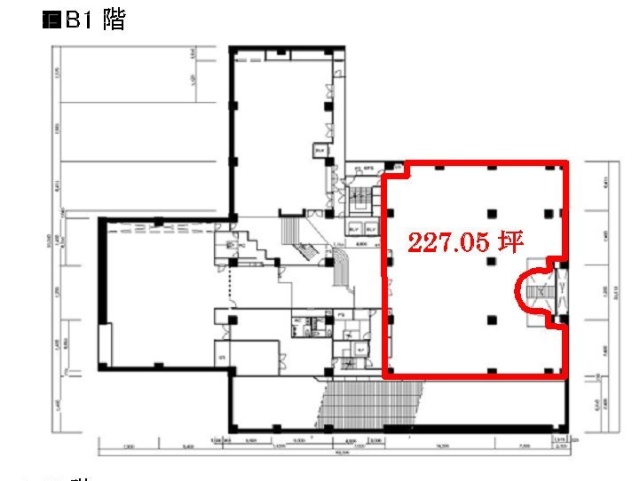 Daiwa赤坂ビルB1F 間取り図