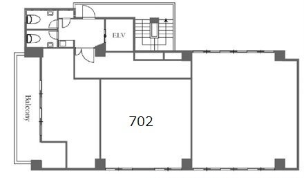 ラ・トゥールクォーファン702 間取り図