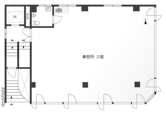 アーバンアートビル2F 間取り図