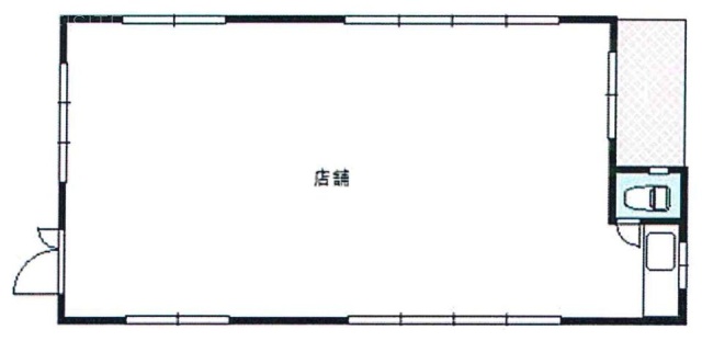 第2春野ビル1F 間取り図