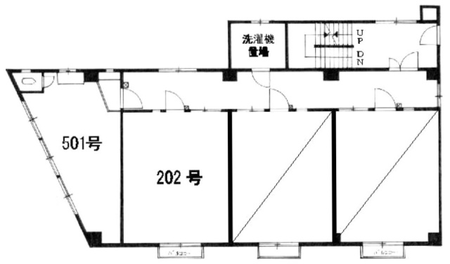 三河屋マンション501 間取り図