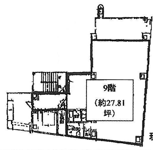 神田錦町ミハマビル9F 間取り図