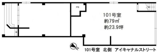 ローマステーションビル101 間取り図