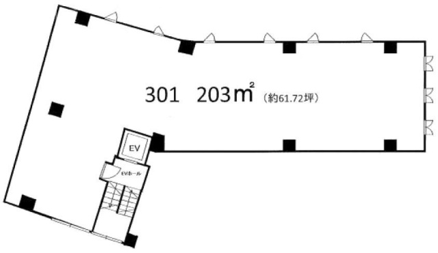 サウスゲートビル301 間取り図