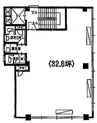 福原ビル401 間取り図