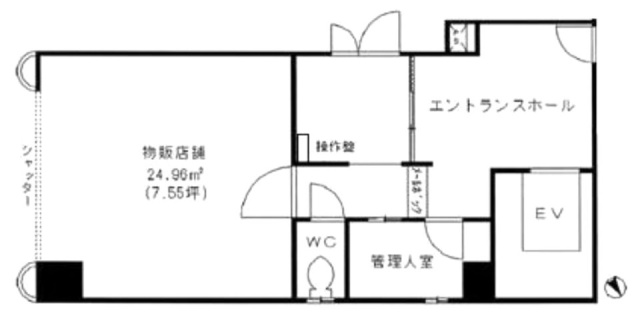智光ビル1F 間取り図