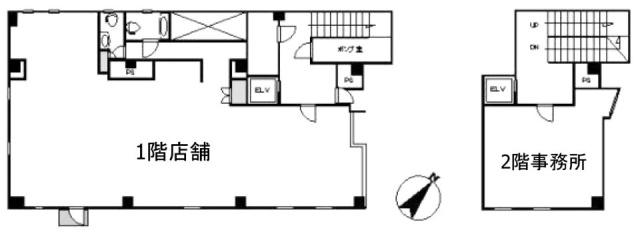 ROUND.中央1F～2F 間取り図