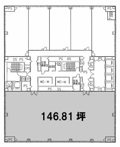 三共横浜ビル13F 間取り図