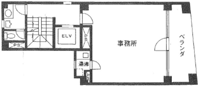 第15岡崎ビル6F 間取り図