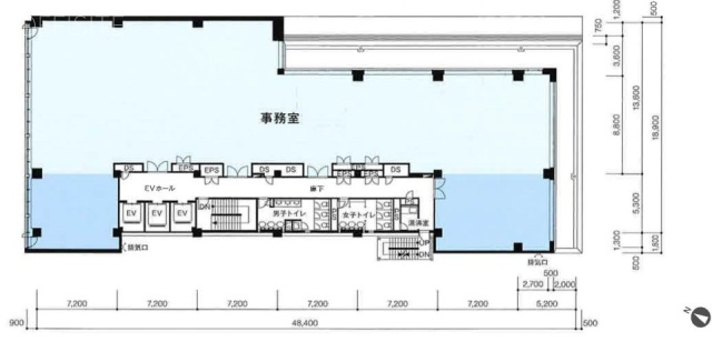 麹町スクエア7F 間取り図