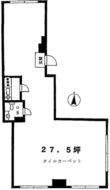 森山ビル東館 405 間取り図