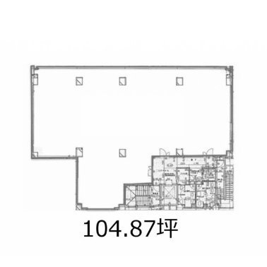 大森センタービル5F 間取り図