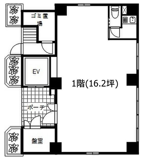 TYDビル1F 間取り図