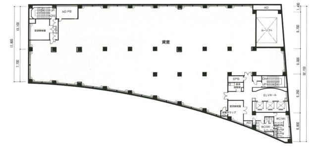 トーシンビルB2F 間取り図