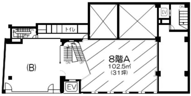 プラザUビルA 間取り図