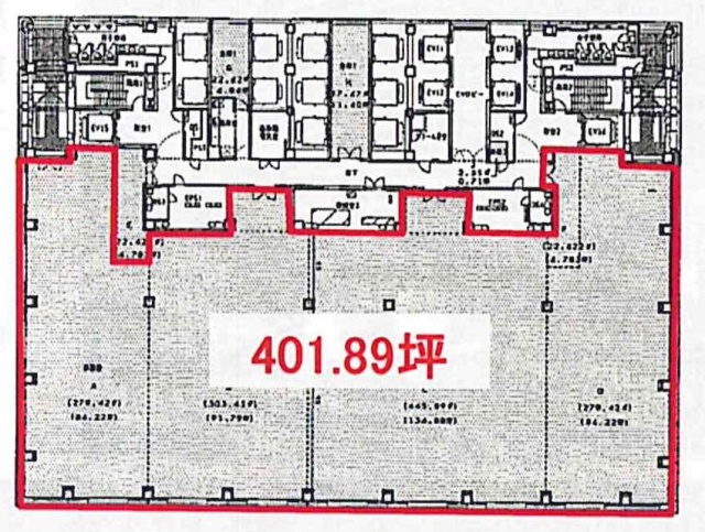 明治安田生命さいたま新都心ビル11F 間取り図