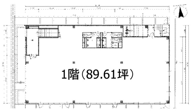 (仮)東小金井店舗PJ1F 間取り図