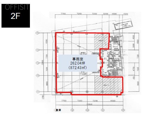 オリックス芝2丁目ビル2F 間取り図