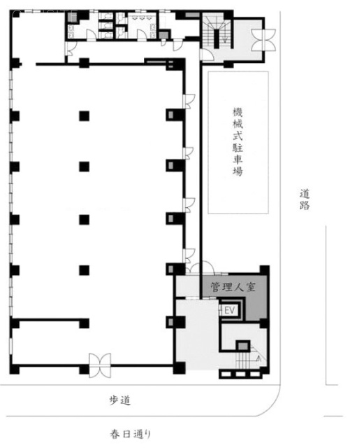 ヴィラロッソカバーロ1F 間取り図