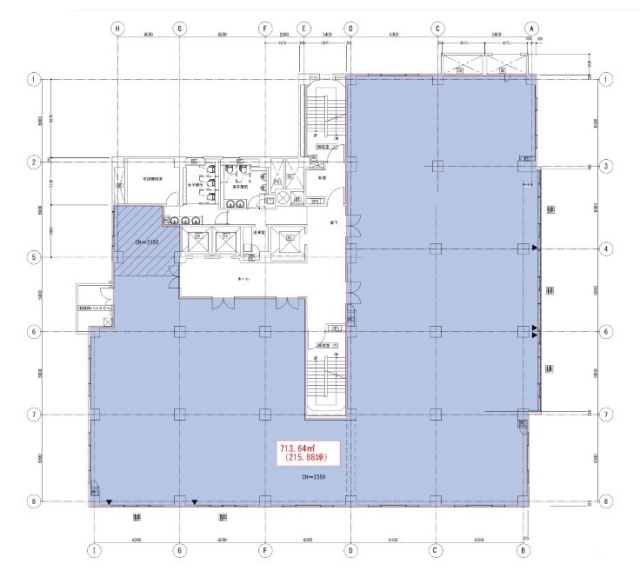 銀座2丁目松竹ビル3F 間取り図