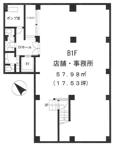 京成日本橋富沢町ビルB1F 間取り図