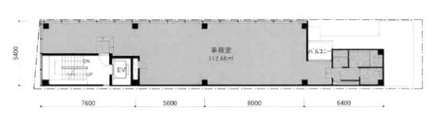 日本橋フジビル5F 間取り図