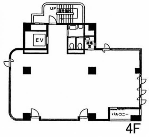 宇佐美大森ビル4F 間取り図