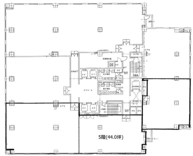 日本生命五反田ビル5F 間取り図