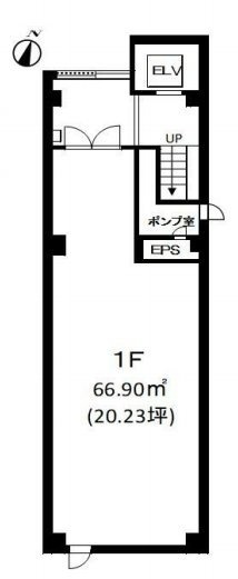 MTK脇田町ビル1F 間取り図