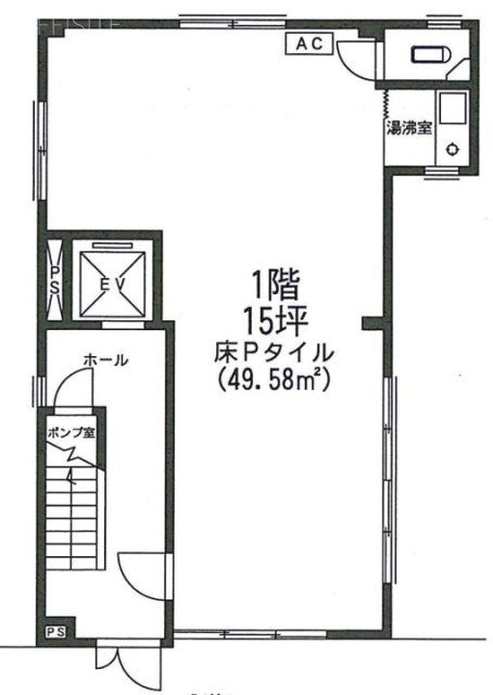 浅井ビル1F 間取り図