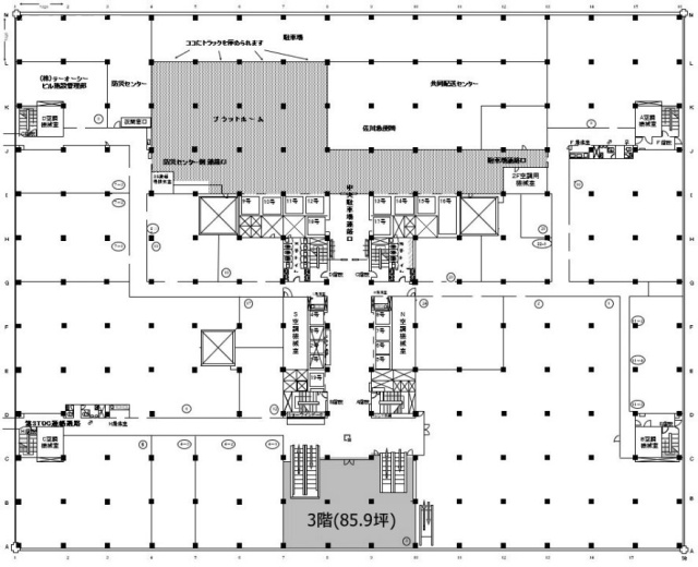 TOCビル3F 間取り図