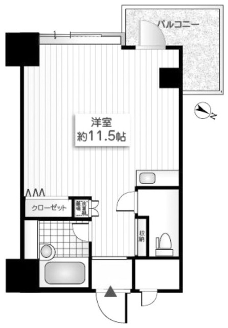 ダイアパレス二番町4F 間取り図