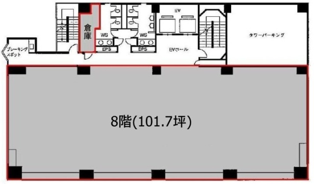 MAビル8F 間取り図