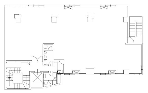 芝ロイヤービル8F 間取り図