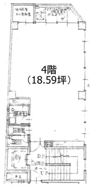 タムラ第1ビル4F 間取り図