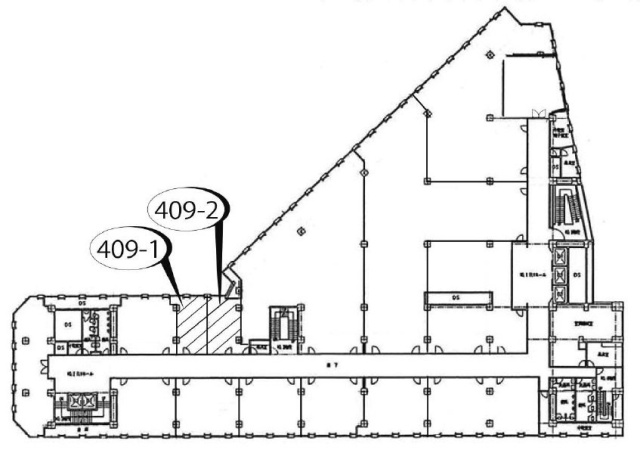 新橋駅前ビル1号館409-1 間取り図